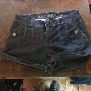 Blue jean shorts